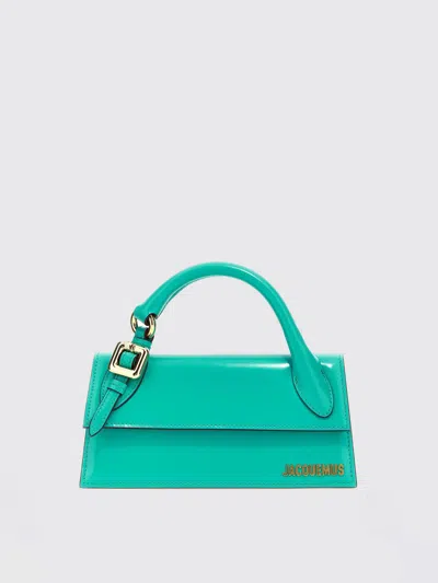 Jacquemus Long Rectangular Boucle Top Handle Bag In Gnawed Blue