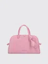 Jacquemus Le Petit Turismo Croc-embossed Suede Bowling Bag