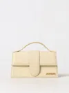 Jacquemus Le Bambino Mini Leather Shoulder Bag In White