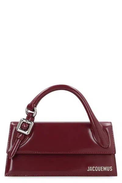 Jacquemus Handbag Le Chiquito In Leather In Burgundy