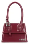 Jacquemus Womens Burgundy Medium Chiquito Buckle Leather Top-handle Bag In Burgundy