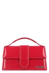 Jacquemus Handbag Le Grand Bambino In Leather In Red