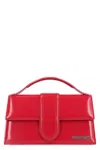 Jacquemus Handbag Le Grand Bambino In Leather In Red