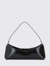Jacquemus Smooth Calf Leather Shoulder Bag In Black