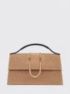 Jacquemus Shoulder Bag Top Handle Geometric Pattern In Brown