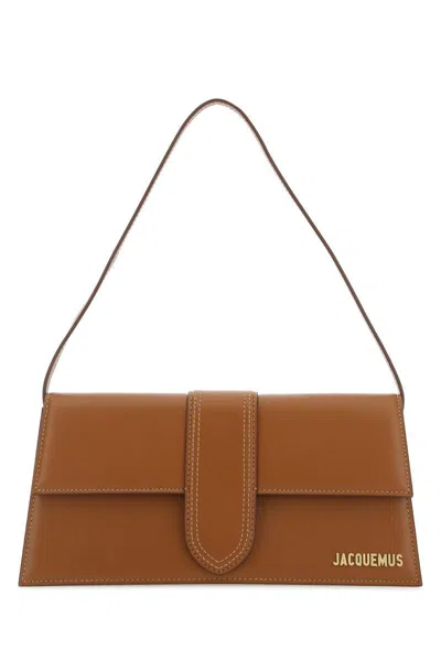 Jacquemus Handbags. In Brown