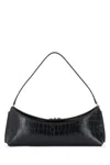 Jacquemus Le Calisson Crocodile-effect Leather Shoulder Bag In Black