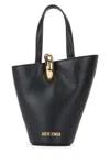 Jacquemus Le Petit Bamboula Ring-top Bucket Bag In Black