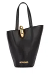 Jacquemus The Medium Bambola Asymmetric Leather Bucket Bag