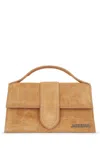 Jacquemus Le Grand Bambino Croc-embossed Suede Top Handle Bag