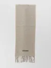 Jacquemus Harvest Alpaca Blend Fringed Scarf