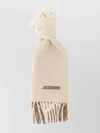 Jacquemus Beige Lecharpe Moisson Scarf
