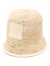Jacquemus Women Le Bob Soli Bucket Hat In Beige