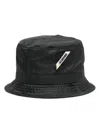 Jacquemus Logo-patch Bucket Hat In Black
