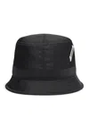 Jacquemus Le Bob Ovalie Logo Bucket Hat In Black