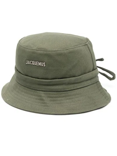 Jacquemus Le Bob Gadjo Bucket Hat In Brown