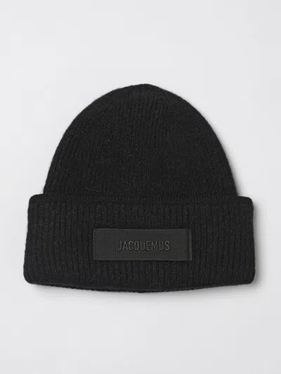 Jacquemus Hat Men  In Black
