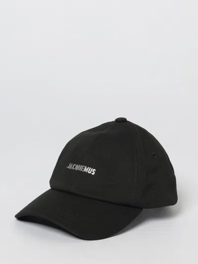 Jacquemus Hat Men  In Black