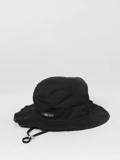 Jacquemus Hat Men  In Black
