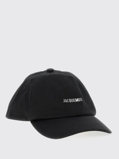 Jacquemus Hat Men  In Black