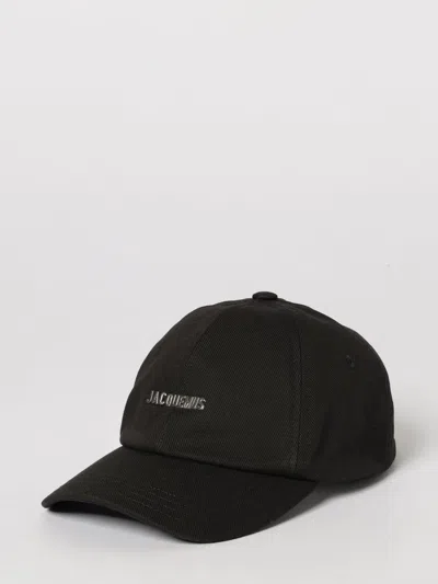 Jacquemus Hat Men  In Black