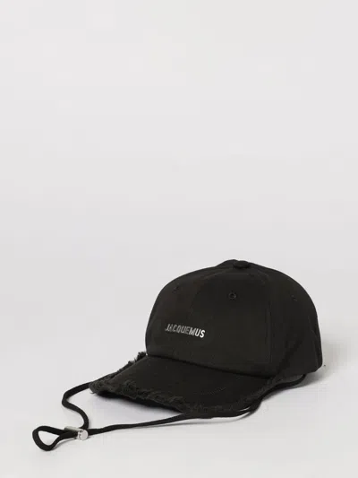 Jacquemus Hat Men  In Black