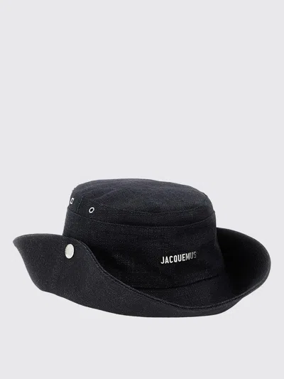 Jacquemus Hat Men  In Black