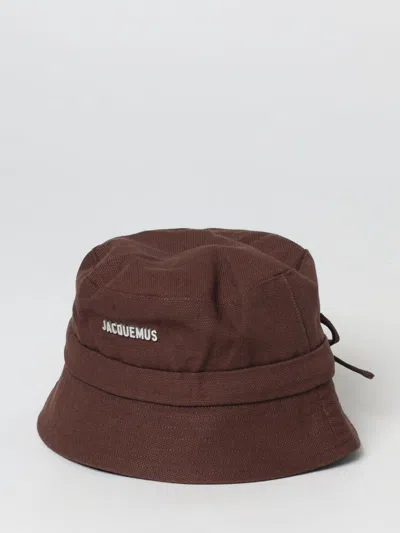 Jacquemus Gadjo Mini Bucket Hat For Men In Brown