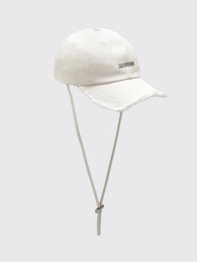 Jacquemus Hat Men  In White