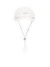 Jacquemus La Casquette Artichaut Fringe Baseball Cap In Off-white