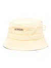 Jacquemus Women Le Bob Gadjo Bucket Hat In Pale Yellow