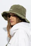 Jacquemus Mens Khaki Le Bob Artichaut Cotton-twill Bucket Hat In Green