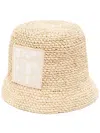 Jacquemus Intricate Textured Woven Hat In 150