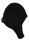 Jacquemus La Capuche Gros Grain Alpaca-blend Balaclava In Black