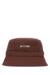 Jacquemus Le Bob Gadjo Cotton Hat In Brown