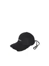 Jacquemus Hat The Cap Artichoke Black In Cotton Men In Black