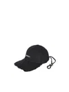 Jacquemus Hat The Cap Artichoke Black In Cotton Men In Black