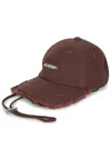 Jacquemus Women La Casquette Artichaut Cap In Brown