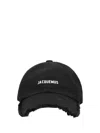 Jacquemus La Casquette Artichaut Baseball Hat In Black