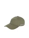 Jacquemus La Casquette Cotton Hat In Green