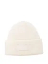 Jacquemus Women The Grosgrain Beanie In Neutral