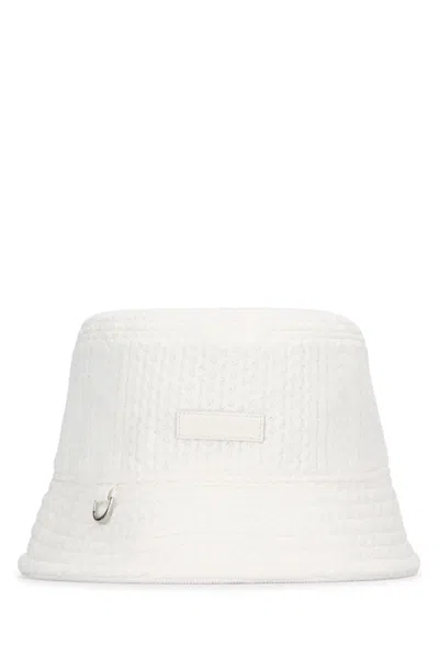 Jacquemus Hats In White