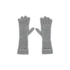 Jacquemus Heathered Grey Alpaca Blend Gloves In Gray
