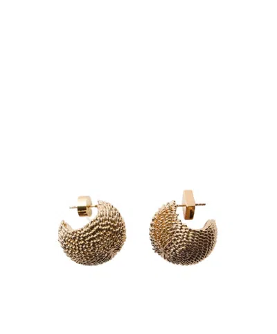 Jacquemus Hedgehog Earrings In Gold