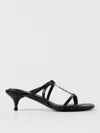 Jacquemus Les Sandales Basses Pralu Leather Sandal In Black