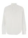 Jacquemus Henri White Shirt With Lettering Logo On The Back In Cotton Man In White