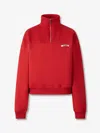 Jacquemus Turtleneck Sweatshirt In Red