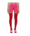 Jacquemus High Waist Knitted Cycling Shorts In Pink