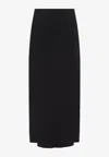 Jacquemus Women's La Jupe Sablier Midi Skirt In Black