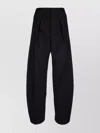 JACQUEMUS HIGH WAIST WIDE LEG TROUSERS WITH BELT LOOPS